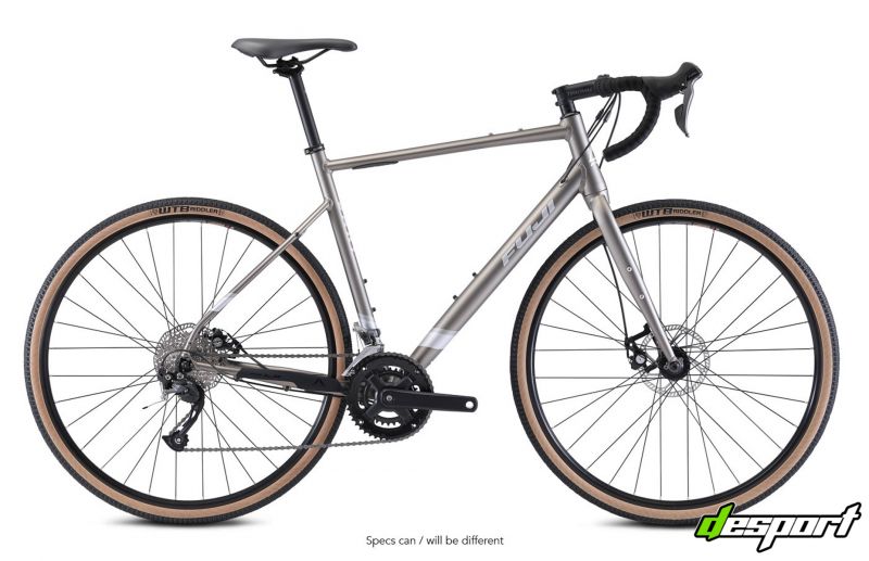 Велосипед Fuji 2023 GRAVEL  мод. JARI 2.5  A2-SL р. 60 цвет матовый серый